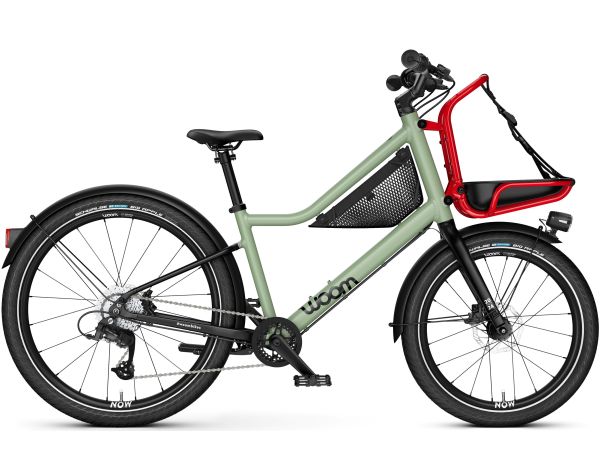 Woom NOW 5  (7-11 Jahre oder 125-147 cm) - moss green / formula red