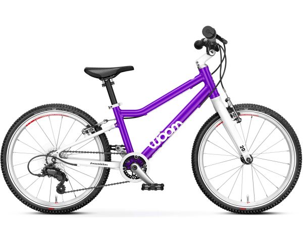 Woom ORIGINAL 4 microSHIFT  (6-8 Jahre oder 115-130 cm) - purple haze